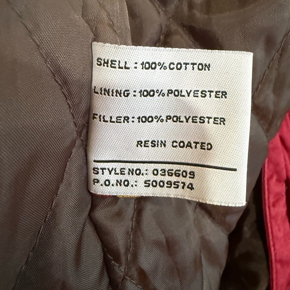 Pacific Trail Women's Deep Red/burgundy/maroon lined Utility Jacket women’s XL - Picture 10 of 15